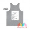 Costs to be a Nice Person Tank Top