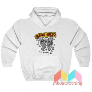 Keith Haring Safe Sex Harry Styles Hoodie