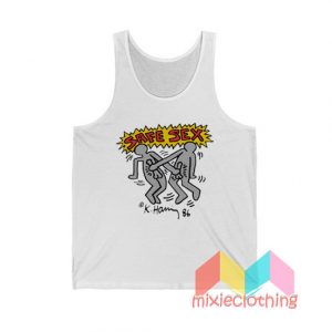 Keith Haring Safe Sex Harry Styles Tank Top