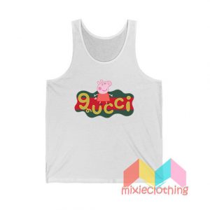 Peppa Pig X Gucci Logo Parody Tank Top