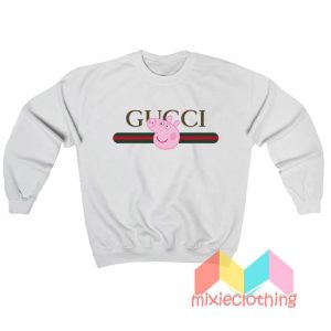 Peppa Pig X Gucci Stripe Parody Sweatshirt