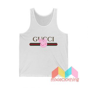 Peppa Pig X Gucci Stripe Parody Tank Top