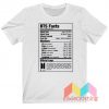 BTS Nutritional Facts T-shirt