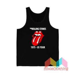 The Rolling Stones Us Tour 1975 Tank Top