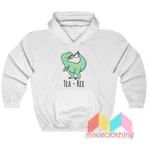 Tea Rex Dinosaur Hoodie