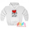 Keith Haring Heart Hoodie