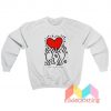 Keith Haring Heart Sweatshirt