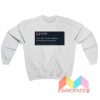 Farris Baba Tweet Sweatshirt