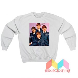 The Beatles Signed Poster Sweatshirt