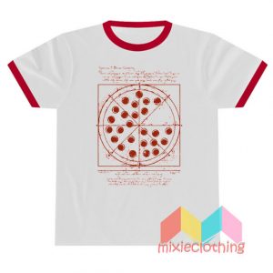 Tom Holland Vitruvian Pizza T-shirt Ringer