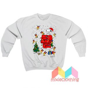 Vintage Snoopy And Woodstock Christmas Sweatshirt