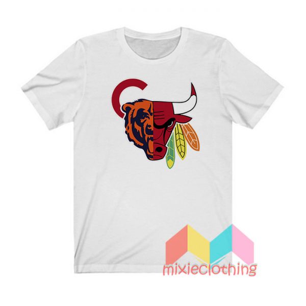 Chicago Sports Team Mashup T shirt