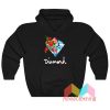 Diamond Supply Painted Floral Hoodie