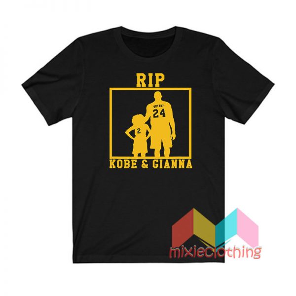 Rip Kobe and Gianna T shirt