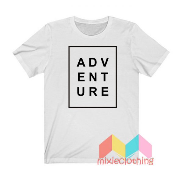 Adventure Font T shirt