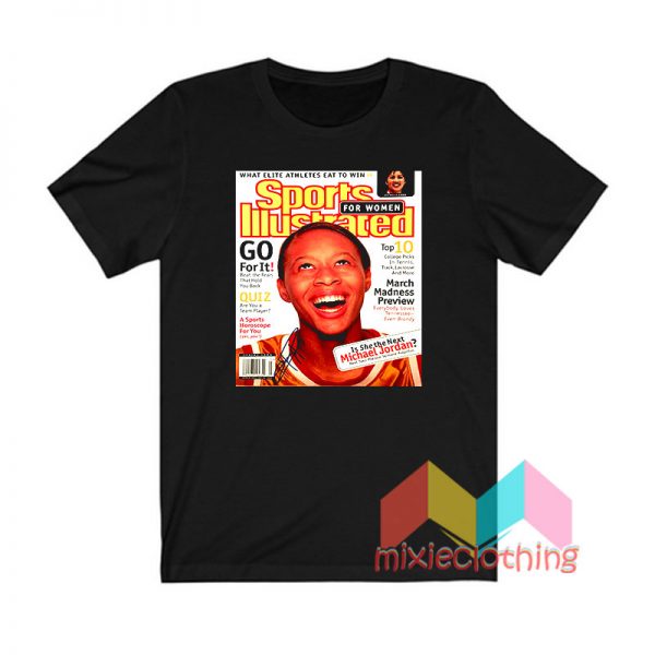 Seimone Augustus Sport Illustrated Magazine T shirt