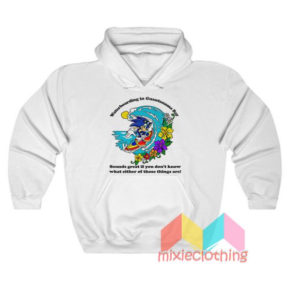 Sonic Waterboarding In Guantanamo Bay Hoodie