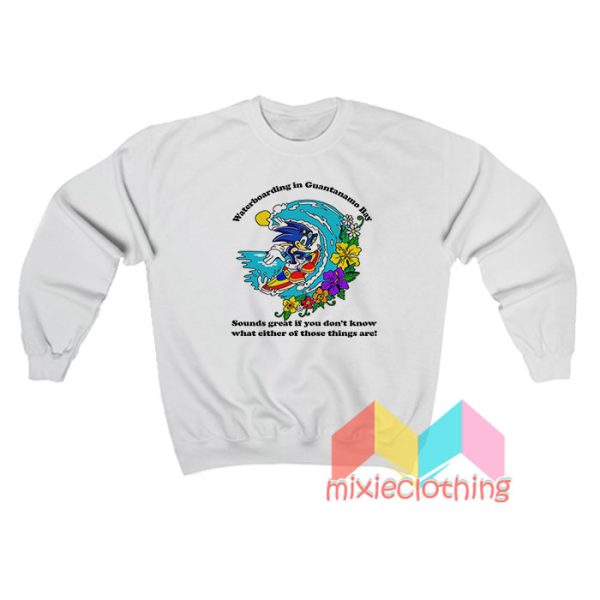 Sonic Waterboarding In Guantanamo Bay Sweatshirt