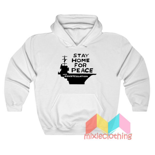 Stay Home For Peace Joan Baez Hoodie