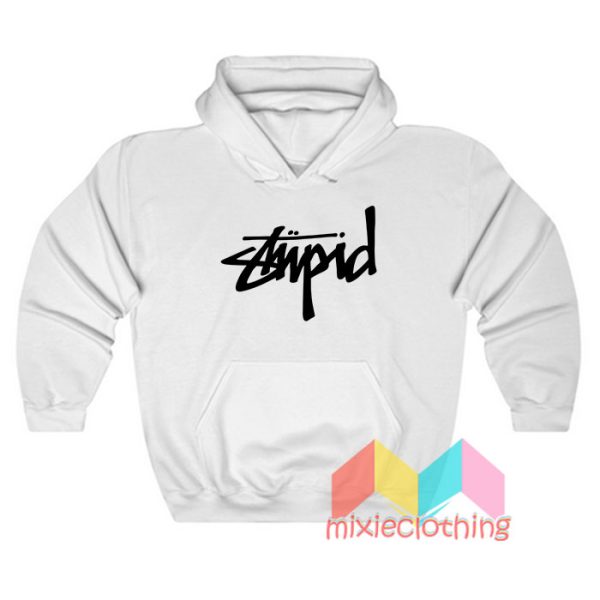 Stupid Stussy Parody Hoodie