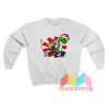 Super Mario World Yoshi And Mario Japanese Sweatshirt