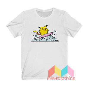 Surfing Pikachu T shirt