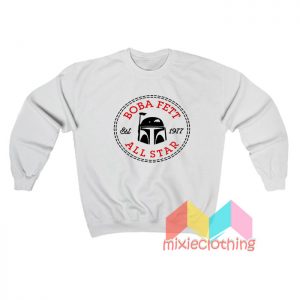 The Mandalorian Boba Fett All Star Logo Sweatshirt