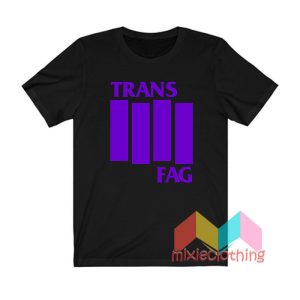 Trans Fag purple T shirt