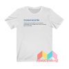 Transvaxxite A Person Who Identifies As Having Been Vaccinated T shirt