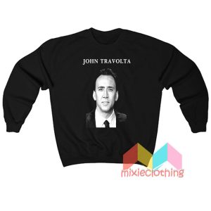 Travolta Nicolas Cage Face Off Sweatshirt