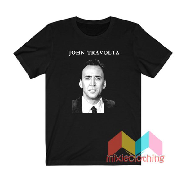 Travolta Nicolas Cage Face Off T shirt