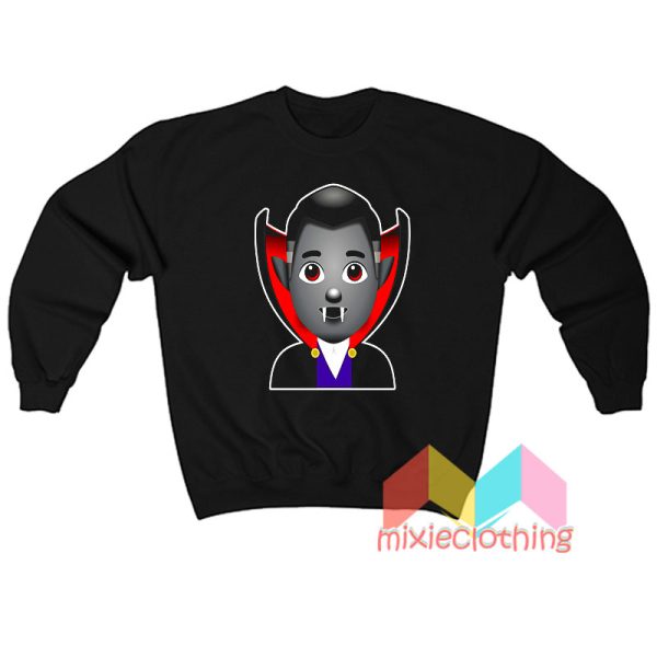 Vampire Emoji Sweatshirt