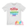 Vetements Birthday T shirt