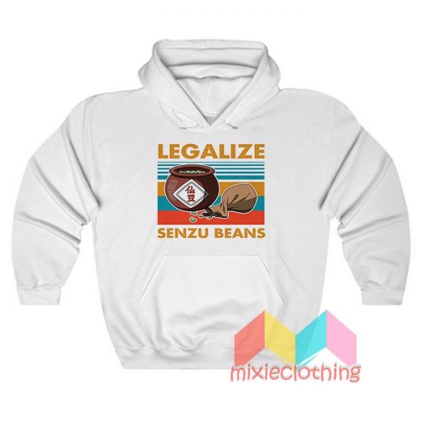 Vintage Legalize Senzu Bean Dragon Ball Hoodie