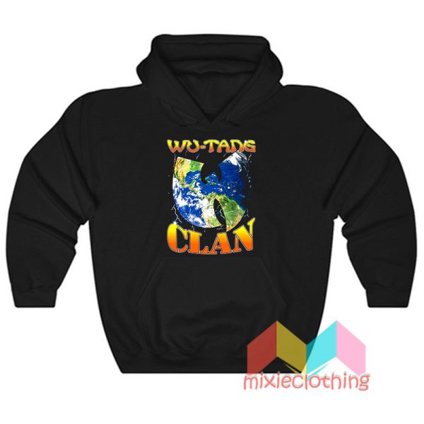 Wu Tang Clan Earth Logo Hoodie