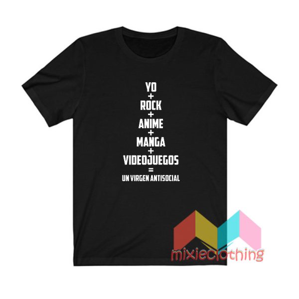 Yo Rock Anime Manga Videojuegos T shirt