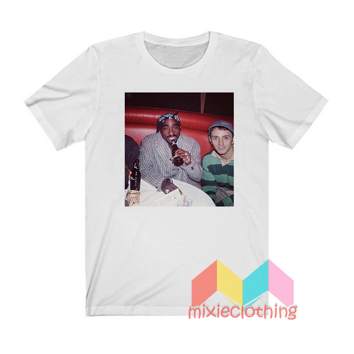 Get it now Tupac Shakur And Steve Burns T shirt - Mixieclothing.com