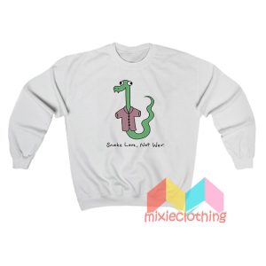 Pete Davidson Snake Love Not War Sweatshit