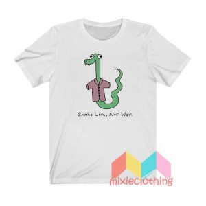 Pete Davidson Snake Love Not War T shirt