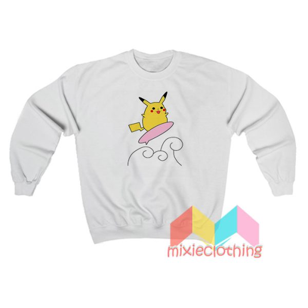 Pikachu Surf Pokemon Sweatshit