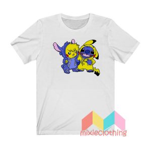 Pikachu and Stitch T shirt