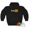 Pork Rub Pornhub Logo Parody Hoodie