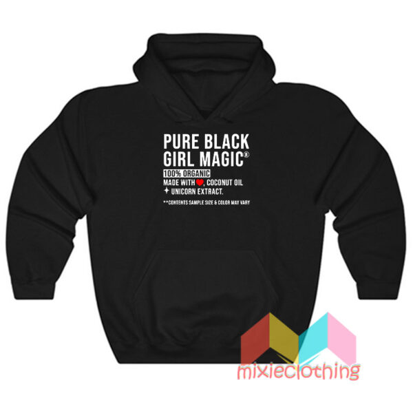 Pure Black Girl Magic Hoodie