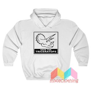 Save The Triceratops Hoodie