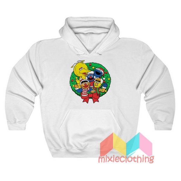 Sesame Street Christmas Wreath Hoodie