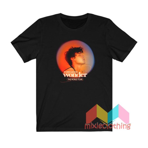 Shawn Mendes Wonder World Tour T shirt