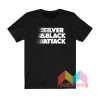 Silver And Black Attack T shirt