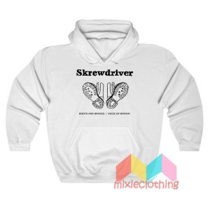 Skrewdriver Boots And Braces Voice Of Britain Hoodie