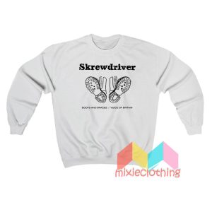 Skrewdriver Boots And Braces Voice Of Britain Sweatshirt