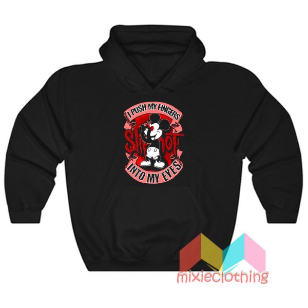 Slipknot I Push My Fingers Into My Eyes Mickey Mouse Hoodie